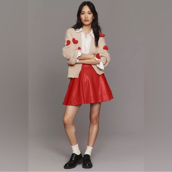 Anthropologie Sweaters - Maeve The Susannah 3D Heart Cardigan Sweater